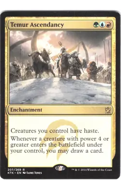 Temur Ascendancy #207 Khans of Tarkir Regular Rare LP - Image 1