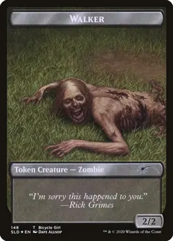 MTG Secret Lair The Walking Dead Walker Token #148 x1 Foil NM/M - Image 1