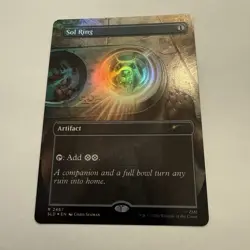 Sol Ring FOIL Borderless 2467 Secret Lair Drop SLD MTG Rare Unplayed Mint M/NM - Image 1