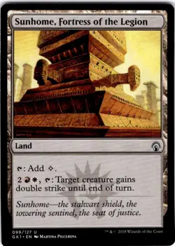 MTG Sunhome, Fortress of the Legion Guilds of Ravnica: Guild Kits Uncommon #99 - Image 1