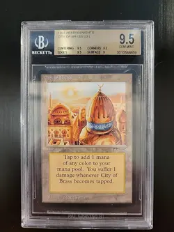 City Of Brass Arabian Nights BGS 9.5B MTG - Image 1