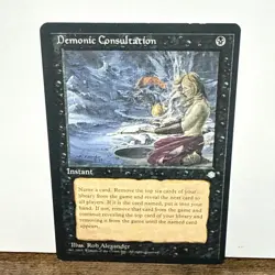 Demonic Consultation (LP) - Ice Age (ICE) - Magic the Gathering - Image 1