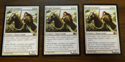 MTG M11 Knight Exemplar x3 White Rare UNPLAYED Near Mint Cond - Image 1