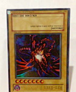 Yugioh Promo Red-Eyes Black Dragon Ultra Rare Holo JMP-002 NM never used 20B - Image 5
