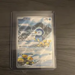 Pokemon Piplup 098/094 Phantasmal Flames Illustration Rare Holo Basic 70 HP - Image 1