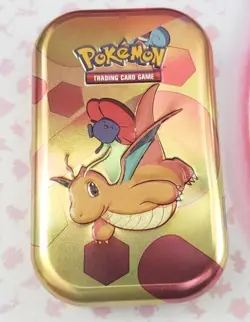 Pokemon 151 [Empty] Mini Tin Dragonite/Vileplume - Tin Only - U.S. Shipped - Image 1