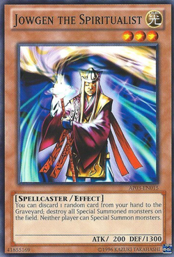 Yugioh Jowgen the Spiritualist AP03-EN015 Common Unl Ed NM - Image 1