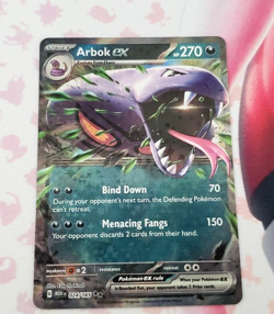 Pokemon TCG 151 Arbok ex 024/165 Double Rare ENG NM U.S Shipped - Image 1