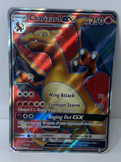 Pokemon Charizard GX SM60 Full Art Promo Holo 2017 - Image 1