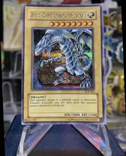 Yugioh Prismatic Secret Rare Blue Eyes White Dragon PCK-001 - Image 1