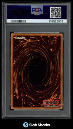 2002 YU-GI-OH! LEGEND OF BEWD SWORDS OF REVEALING LIGHT LOB-101 PSA 9 - Image 2