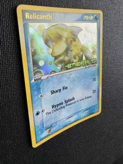 Pokemon TCG Card - Relicanth Emerald STAMPED 18/106 Reverse Holo Rare 2005 NM - Image 3