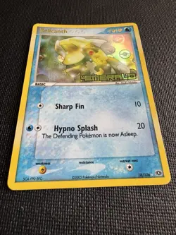 Pokemon TCG Card - Relicanth Emerald STAMPED 18/106 Reverse Holo Rare 2005 NM - Image 5