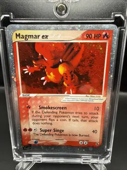 Magmar ex 100/109 Ultra Rare Ruby and Sapphire Pokemon Card - Image 1