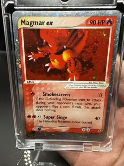 Magmar ex 100/109 Ultra Rare Ruby and Sapphire Pokemon Card - Image 3