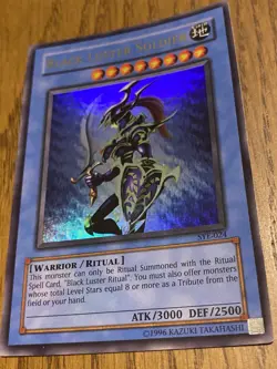 Yu-Gi-Oh TCG Black Luster Soldier SYE-024 Ultra Rare Unlimited Edition Holo LP - Image 2
