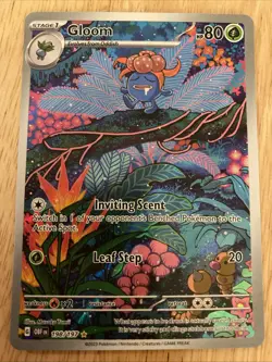 Gloom 198/197 SV03: Obsidian Flames Pokemon TCG NM/M - Image 1