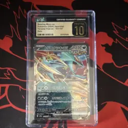 Pokemon Roaring Moon ex Terastal Fest Ex 101/187 Holo CGC 10 Japanese 2024 - Image 1