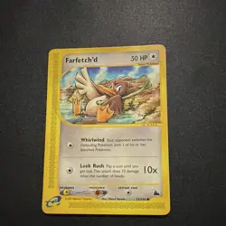 Pokemon Farfetch'd Regular Skyridge 55/144 Basic 50 HP Common English - Image 1