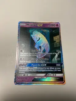 2017 pokemon mewtwo gx shining legends #78/73 - Image 1