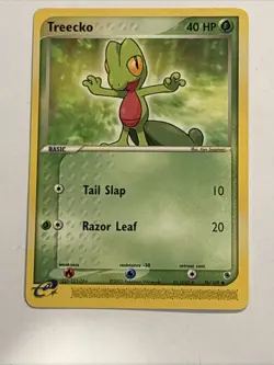 Treecko 76/109 Ruby and Sapphire Regular Pokemon TCG LP - Image 1