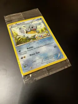 STAMPED Squirtle Build-A-Bear Workshop Exclusive Promo Pokemon 14/101 Sealed - Image 1