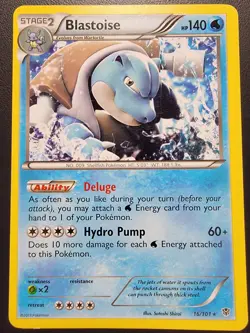 Blastoise - (BW Plasma Blast) 016/101 Deck Exclusives Regular Pokemon Tcg - Image 1