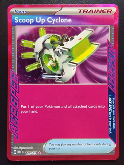 Scoop Up Cyclone 128/131 Sv: Prismatic Evolutions Holo pokemon - Image 1