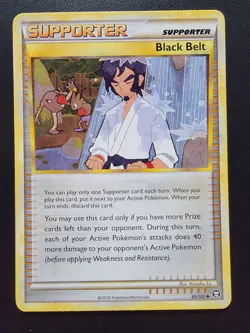 Black Belt 85/102 Triumphant Regular pokemon TCG - Image 1