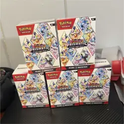 Pokemon Prismatic Evolutions Booster Bundle 5x Boxes - Image 1