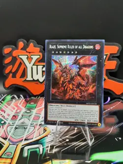 Yu-Gi-Oh! Blaze, Sumpreme Ruler of All Dragons MP25-EN146 Secret Rare 1st Ed NM - Image 1