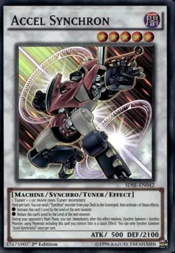 Accel Synchron 1st Ed Super Rare SDSE-EN042 Yu-Gi-Oh! - Image 1