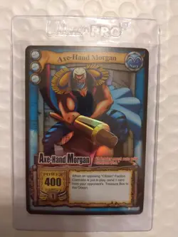 Bandai One Piece CCG Card Axe-Hand Morgan Holo The Quest Begins Vintage 2005 - Image 1