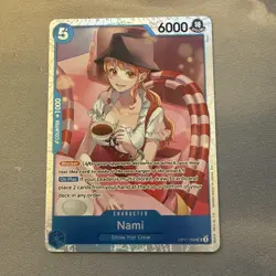 Nami FOIL OP11-054 A Fist of Divine Speed Mint Unplayed SR Super Rare One Piece - Image 1