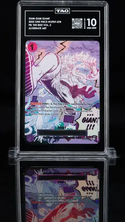 2025 One piece PRB02 Premium Booster Alternate Art #078 Gum-Gum Giant TAG 10 - Image 1