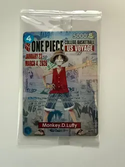 Monkey.D.Luffy (055) (College Basketball US Voyage) P-055 One Piece Promotion... - Image 1