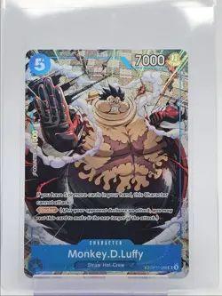 MONKEY D. LUFFY 2025 ONE PIECE CARRYING TREASURE SECRET RARE #OP11-058 Q6095 - Image 1
