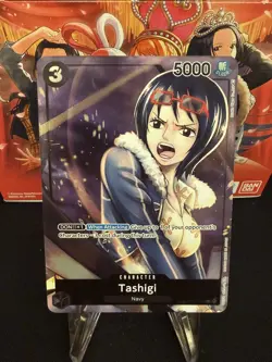 One Piece TCG: Paramount War Tashigi OP02-105 Alt Art (Box Topper) - NM - Image 1