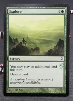 MTG Explore- STAMPED -Worldwake Magic the Gathering Card #099 - Image 1