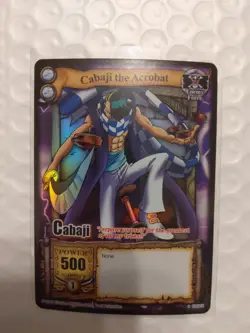 Bandai One Piece CCG Card Cabaji The Acrobat Holo The Quest Begins Vintage 2005 - Image 2