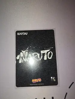 Sasuke Uchiha NARUTO NRSA01-SP-002L5 Naruto Kayou Card - ENGLISH - NM+ - Image 2