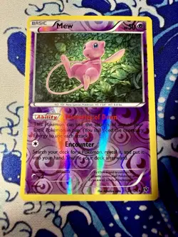 Pokemon 2016 TCG Mew Fates Collide 29/124 Reverse Holo Rare CUTE CARD 💕 - Image 1