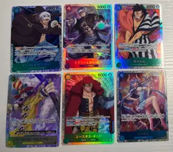 One Piece TCG Super Rare Lot of 6 Super Rare Cards One Piece Lot Japanese - Image 1