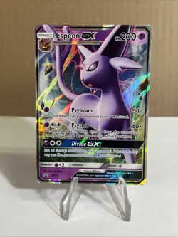 Pokemon Espeon GX TCG SM35 Sun and Moon Black Star Promo Card - Image 1