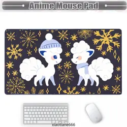 Board Card Game Pokemon Alolan Vulpix HD Mouse Pad PTCG CCG MTG Games Play Mat - Image 1