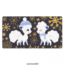 Board Card Game Pokemon Alolan Vulpix HD Mouse Pad PTCG CCG MTG Games Play Mat - Image 2