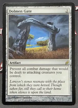 MTG Dolmen Gate- DAMAGED -Lorwyn Magic the Gathering Card #256 - Image 1