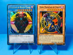 Yugioh Magician of Black Chaos (Ultra Rare) + Dark Magician of Chaos (Rare) - Image 1