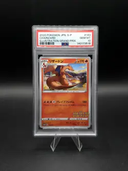 Charizard 143/s-p Illustration Grand Prix Promo Japanese Pokemon Card PSA 10 - Image 1