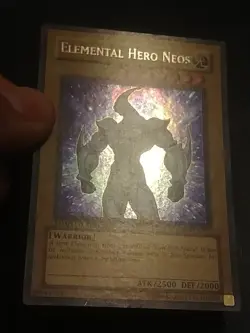 Yu-Gi-Oh! SECRET RARE HOLO CARD ELEMENTAL HERO NEOS CT03-EN001 LP/MP - Image 2